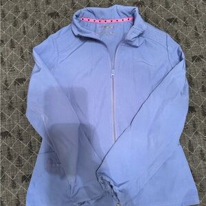 Heart Soul Light Blue Scrub Jacket